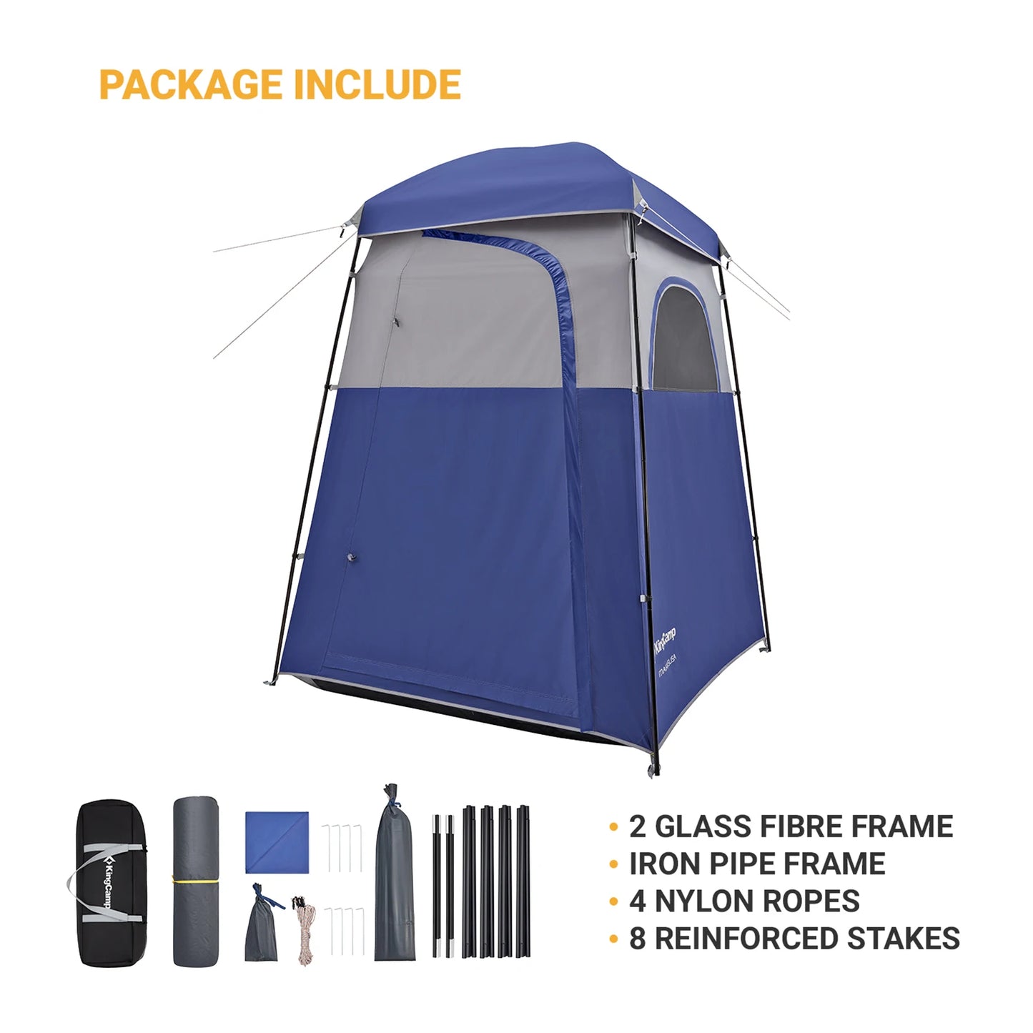 KingCamp Portable Outdoor Shower Tent Shelter