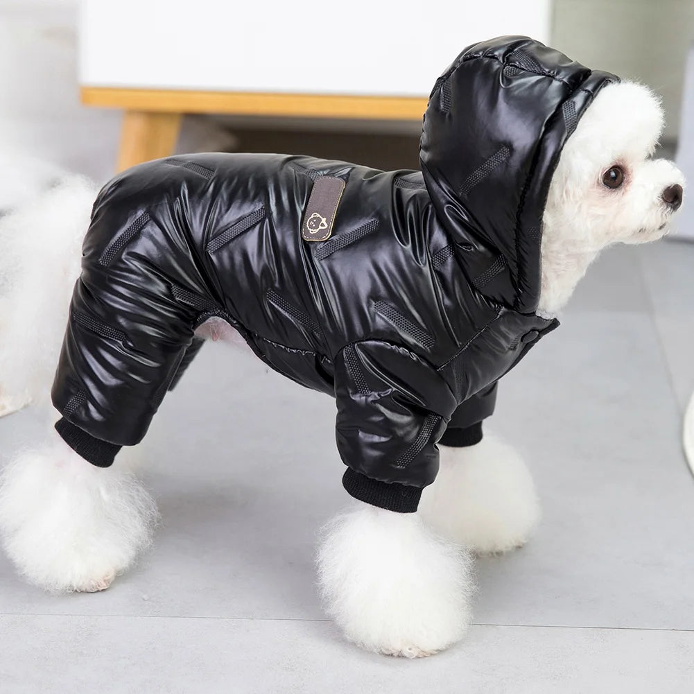 Waterproof Winter Dog Jumpsuit for Small Breeds