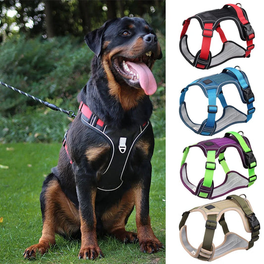 Reflective Waterproof Dog Harness for Medium and Large Dogs