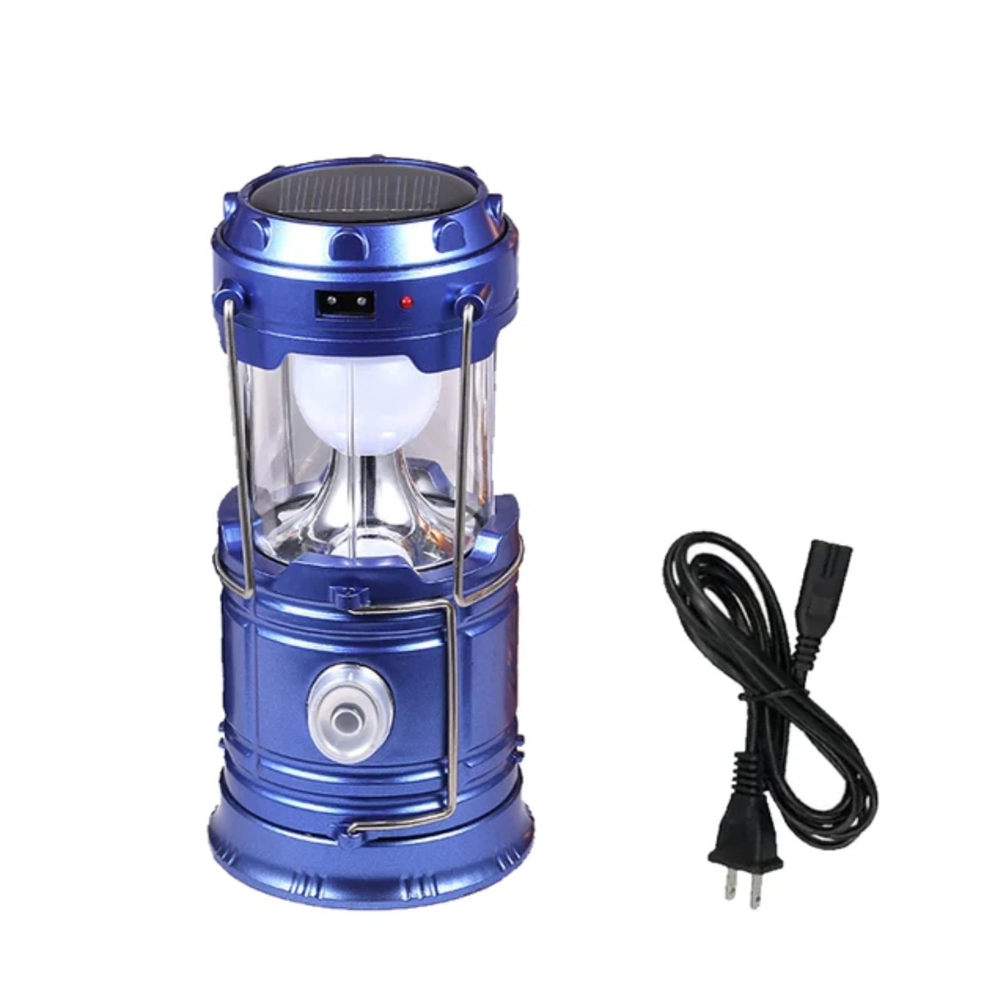 Rechargeable Solar Power Camping Light Fan Lantern