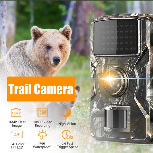 1080P Infrared Night Vision Hunting Trail Camera IP66 Waterproof