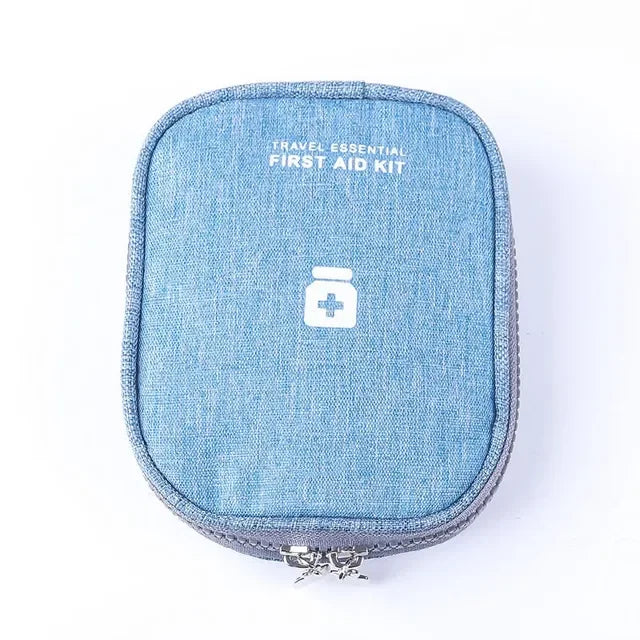 Mini Medicine Storage Bag Portable First Aid Medical Kit Travel Camping Emergency Survival Pill Case