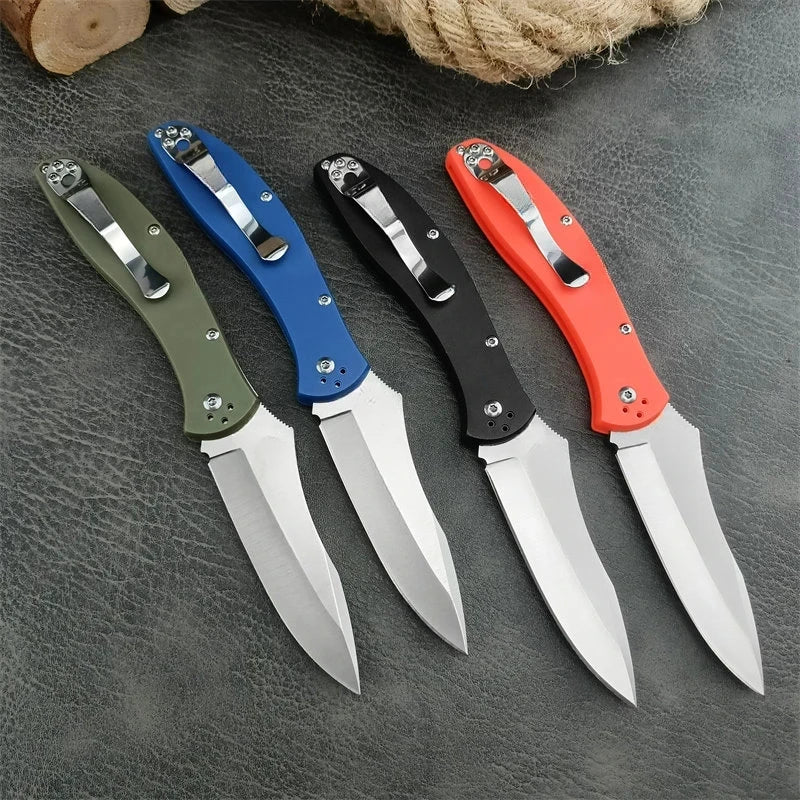 C66 Folding Pocket Knife D2 Steel Blade for Hunting, Camping & Hiking