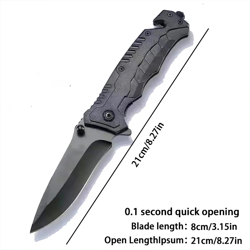 Multifunctional Folding Camping Knife with Safety Lock