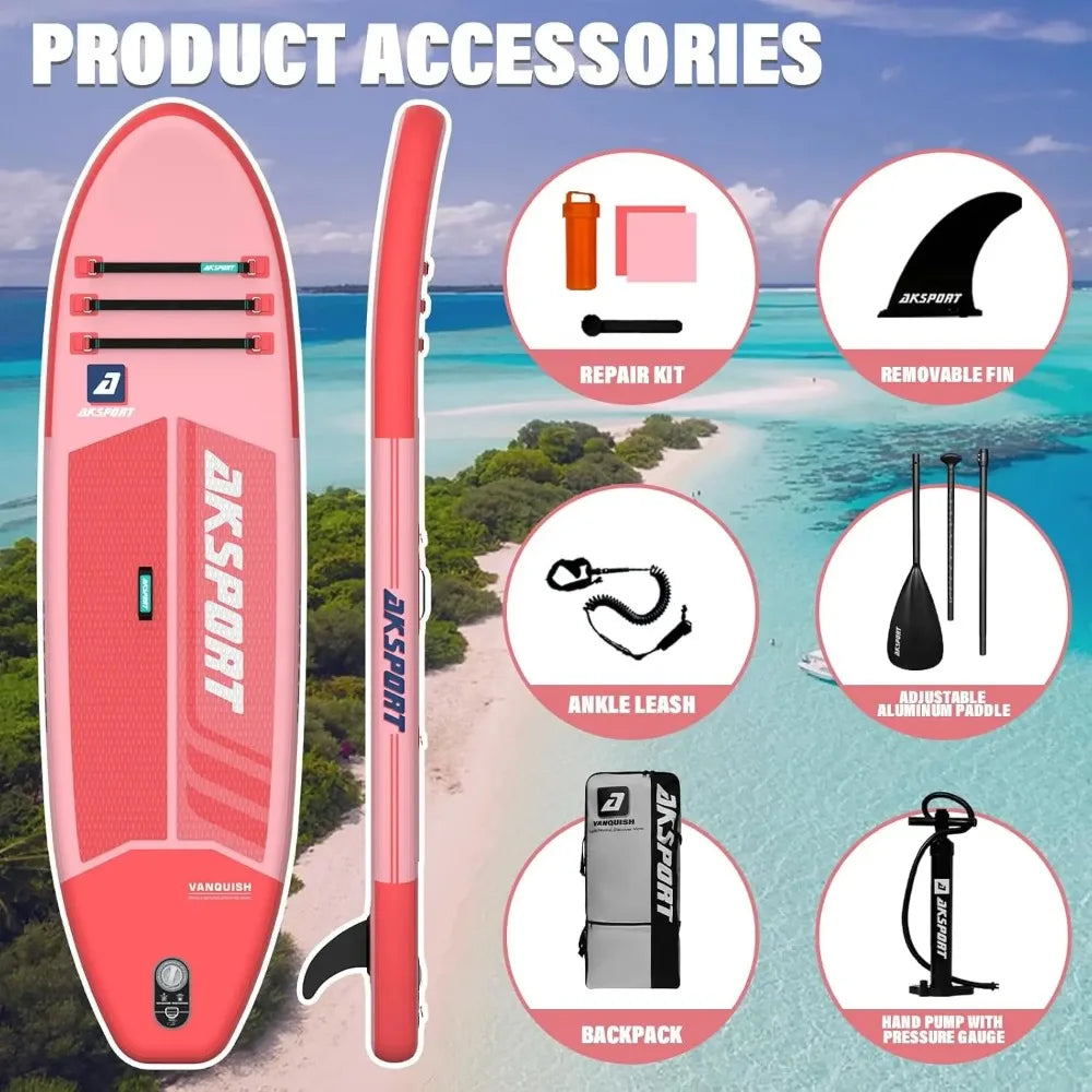 Inflatable Stand Up Paddle Board with Accessories for Youth and Adults