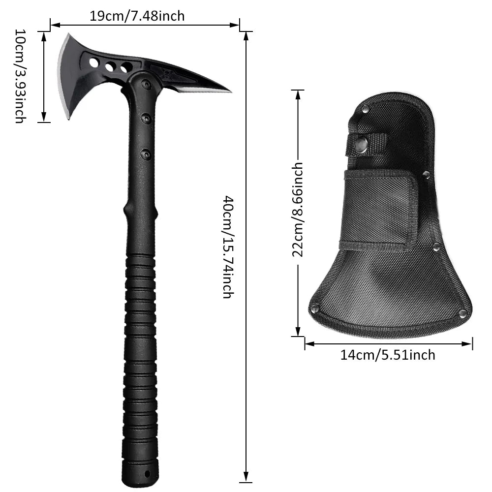 ABS Handle Outdoor Camping Survival Axe with Multi-Function Design