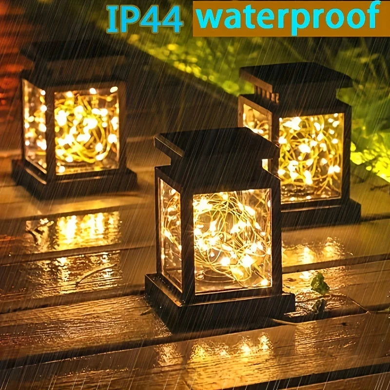 Solar Garden Hanging Lights for Holiday and Camping