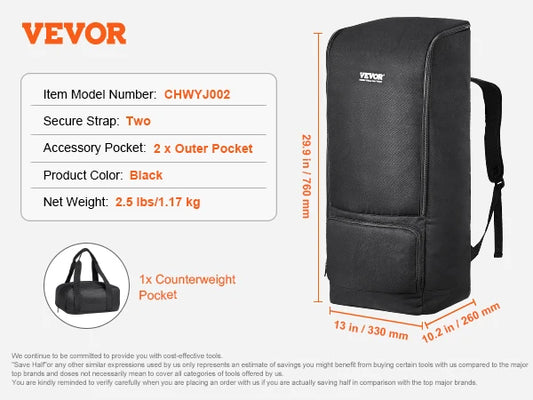 SucceBuy Telescope Backpack Case with Secure Straps and Padded Shoulder Straps