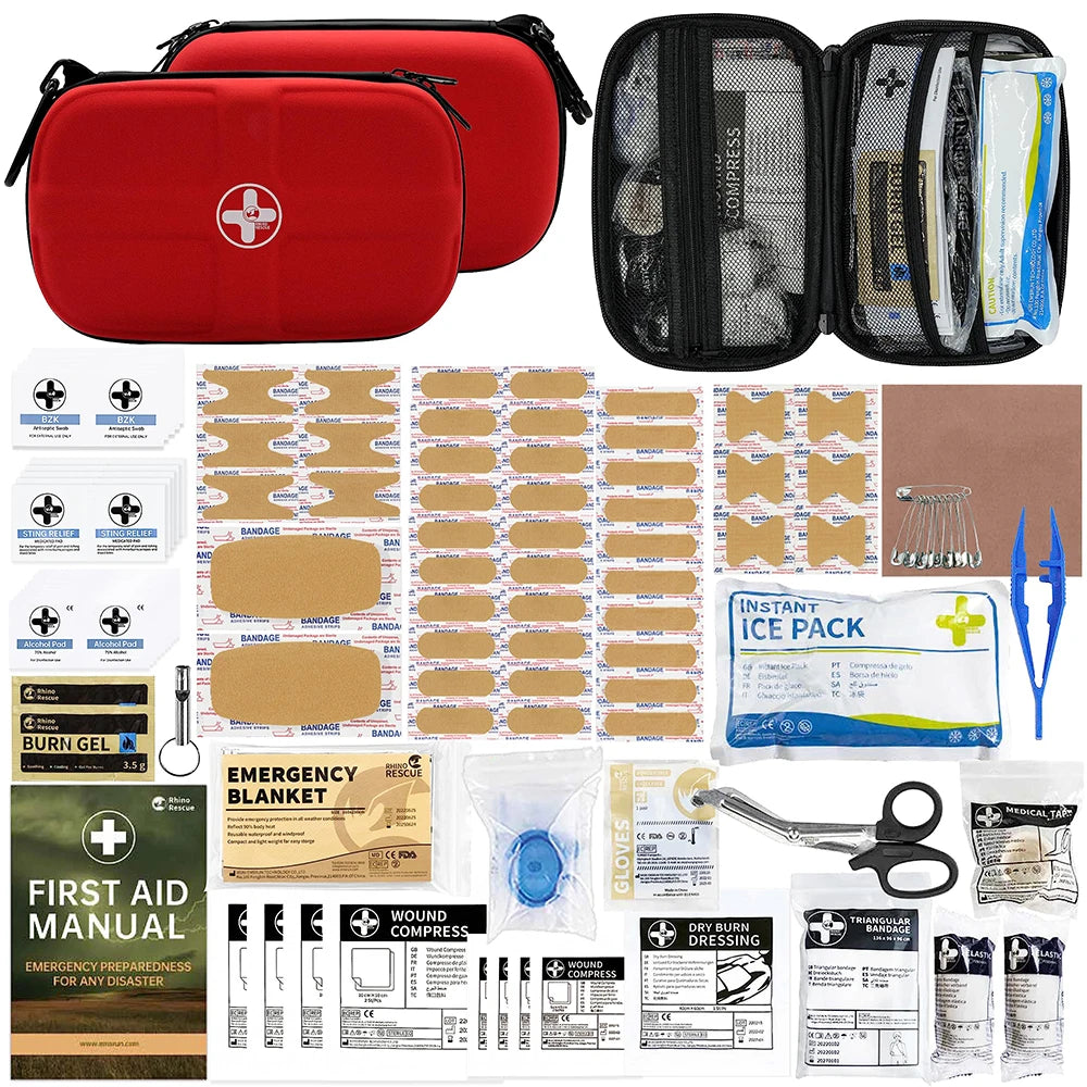 Mini First Aid Kit Waterproof Portable for Travel, Home & Camping