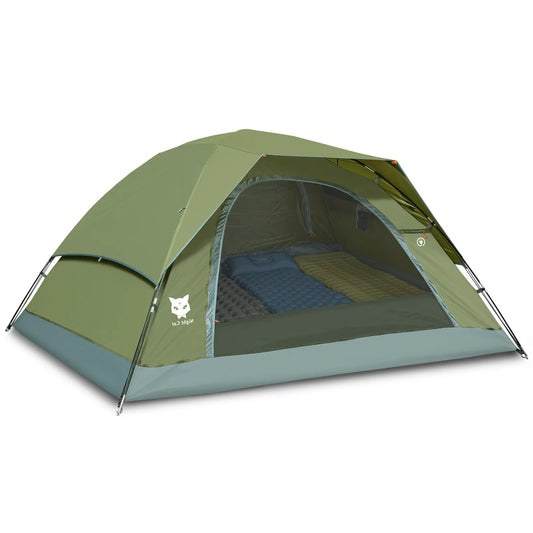 Waterproof Double-Layer Camping Tent for 3-4 People