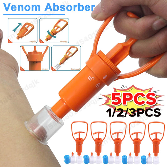 Safety Venom Extractor Suction Pump for Bites & Stings