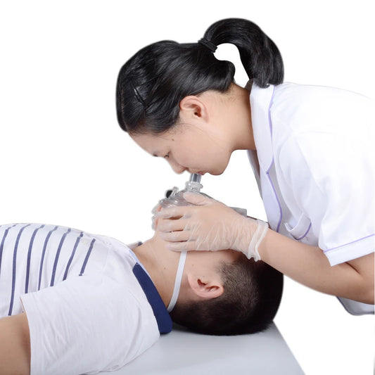 2-10 pcs CPR Breathing Masks with One Way Valve