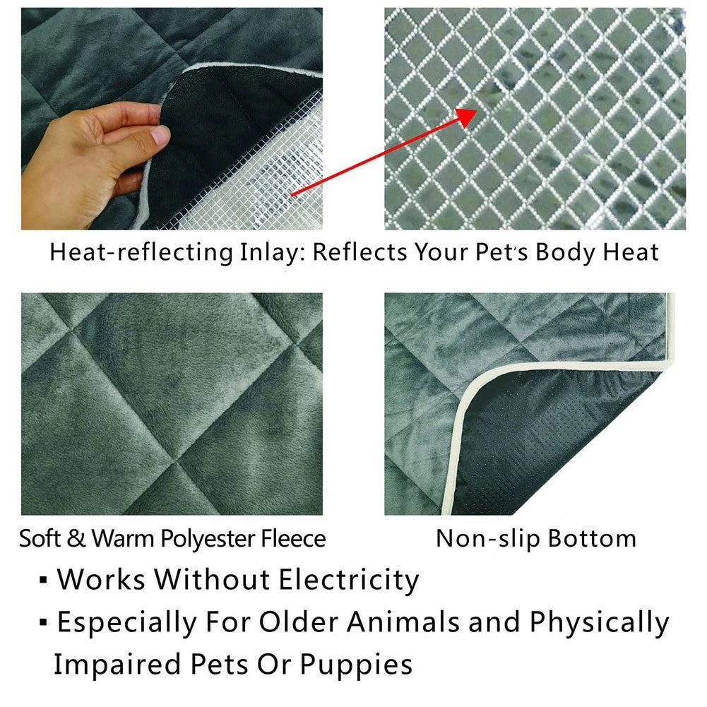 Washable Self-Warming Pet Mat for Dogs