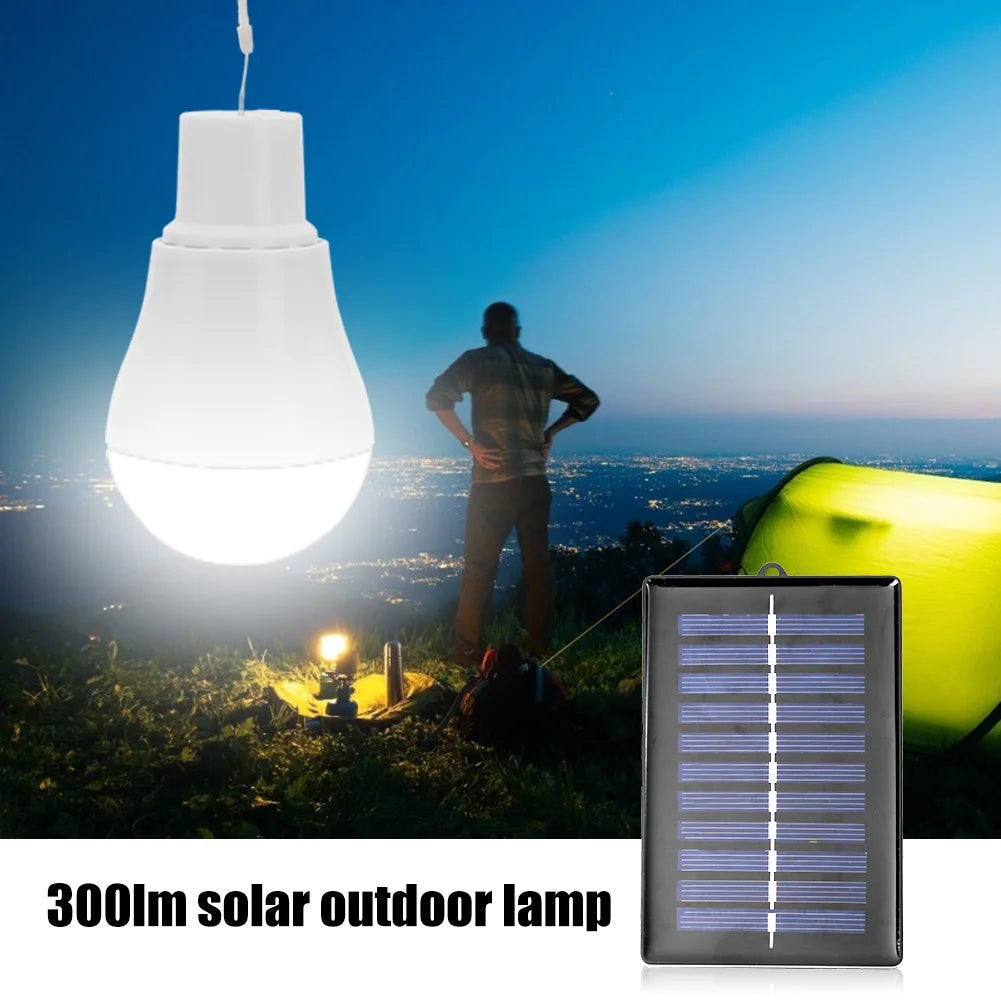 Portable 5V 15W USB Rechargeable Solar LED Bulb