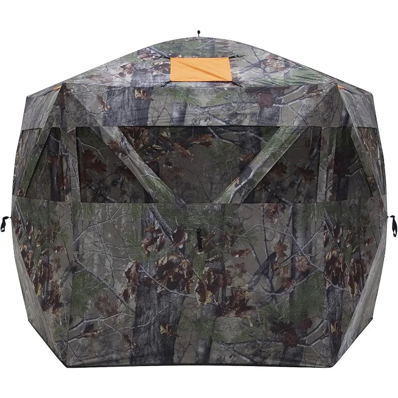 Barronett Feather Five 4 Person Portable Hunting Blind 72 x 84 x 84 Inches