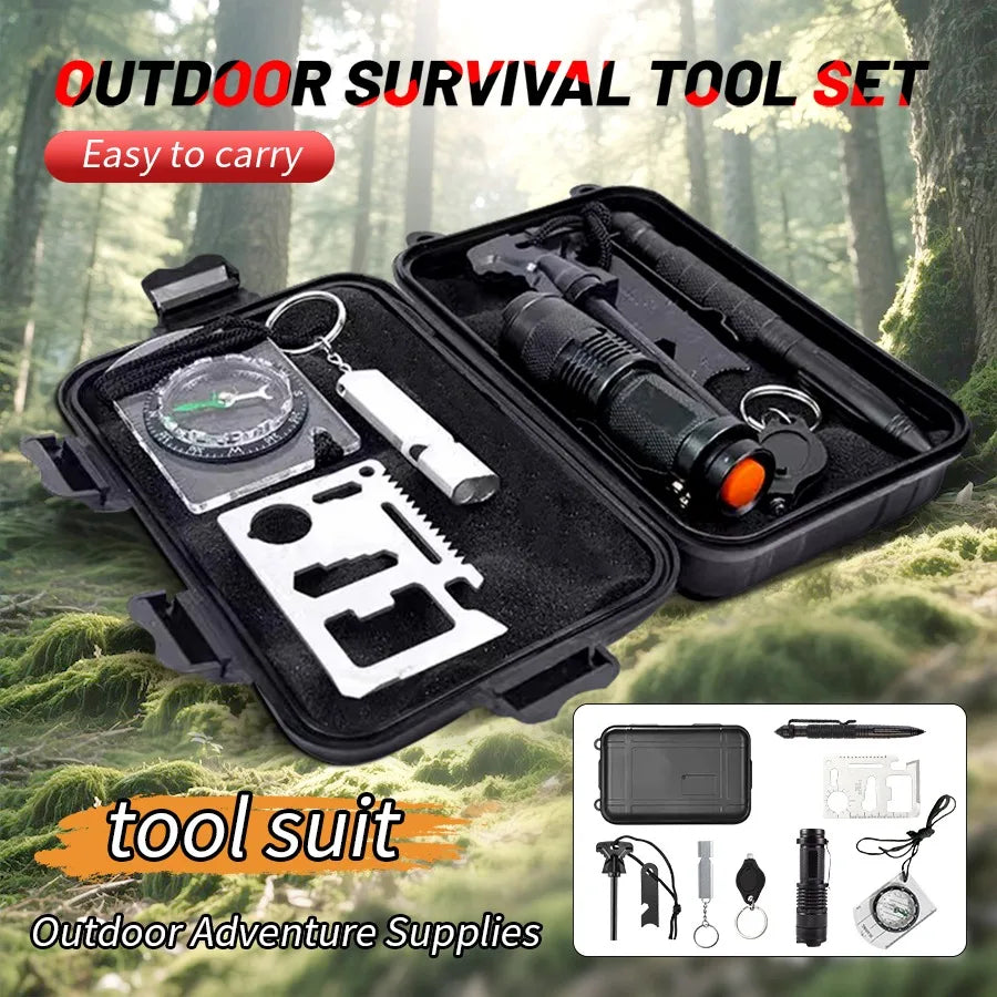 Outdoor Adventure Multi-Functional Emergency Tool Set