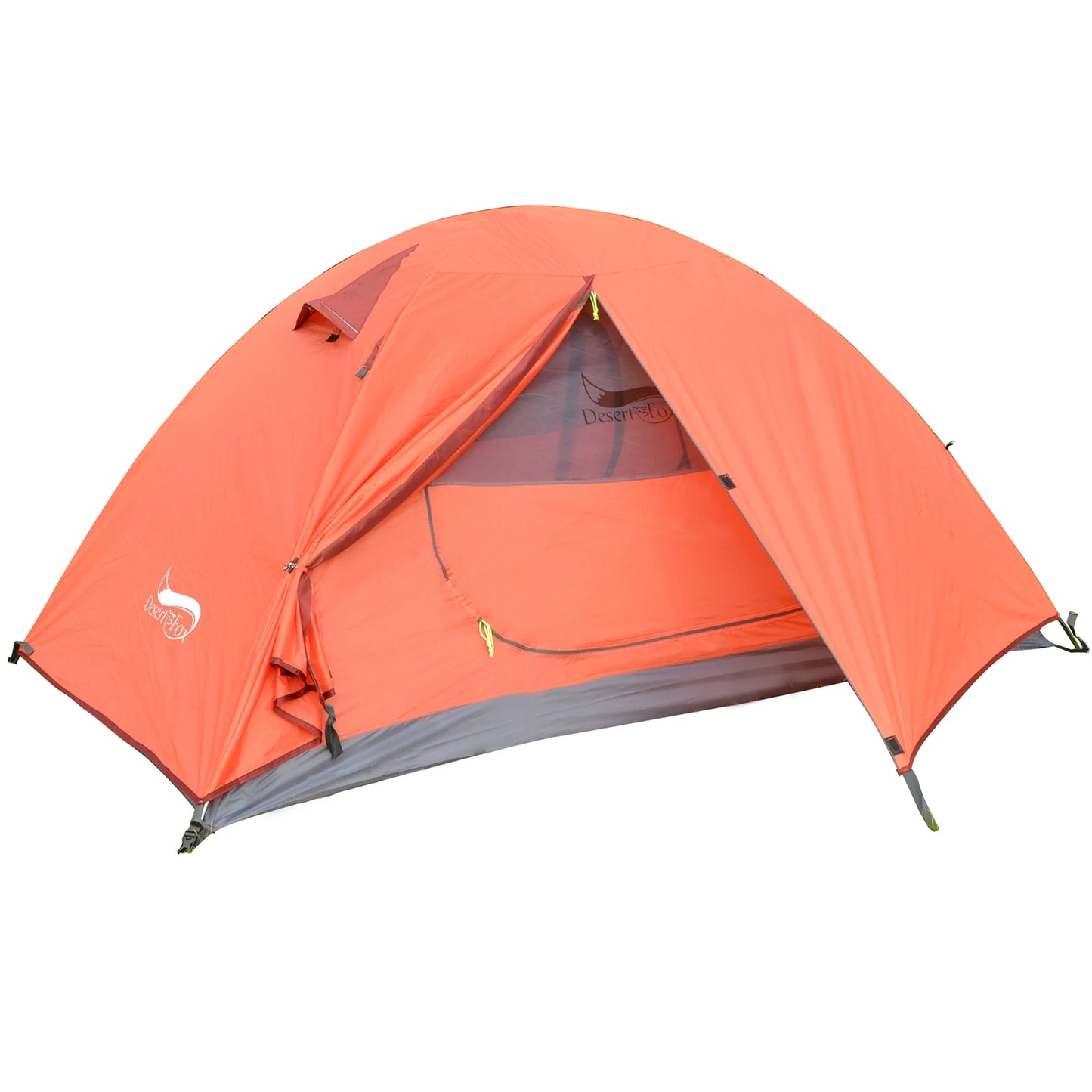 Desert Fox 1-Person Lightweight Hiking Tent for Camping, Biking, and Climbing