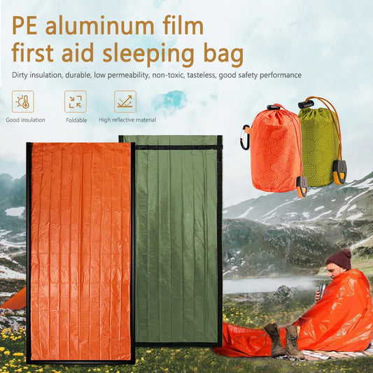 Thermal Sleeping Bag with Waterproof Bivy Sack for Camping and Hiking