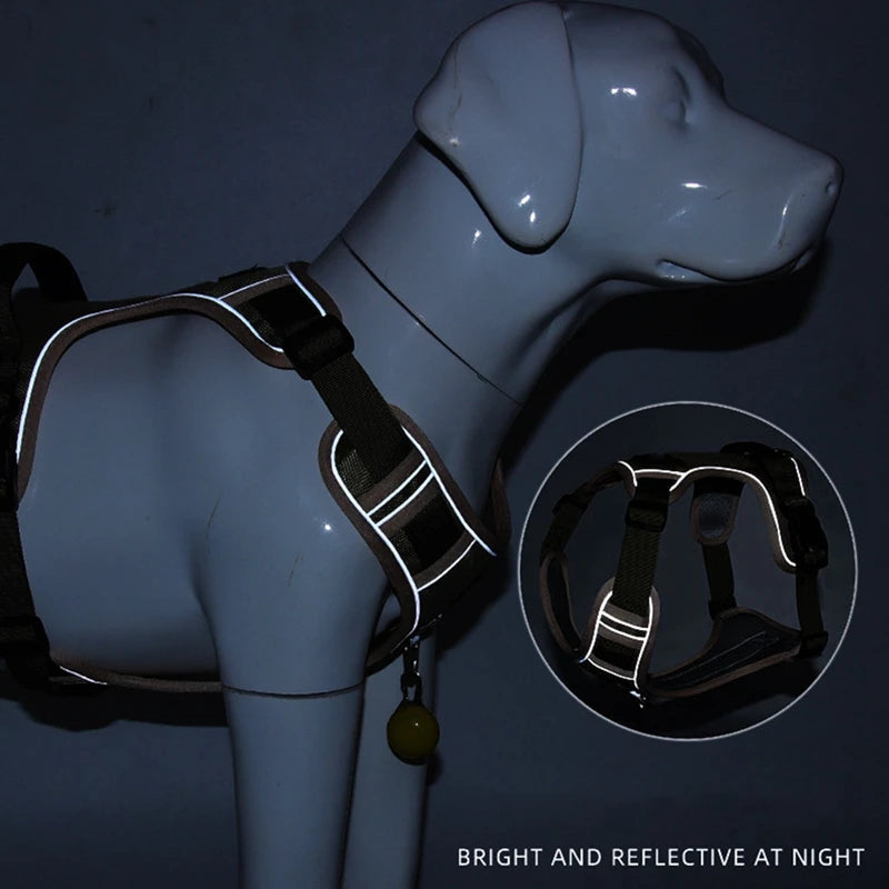 Reflective Waterproof Dog Harness for Medium and Large Dogs