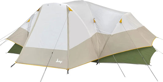 Family Camping Tent with Two Rooms and Vestibule