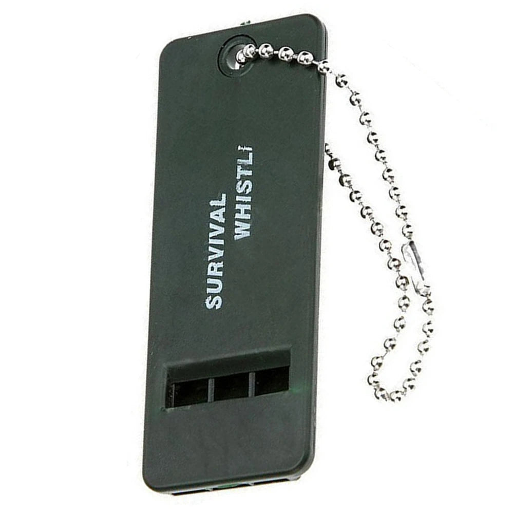 High Decibel Survival Whistle Keychain for Emergency Rescue and Outdoor Safety