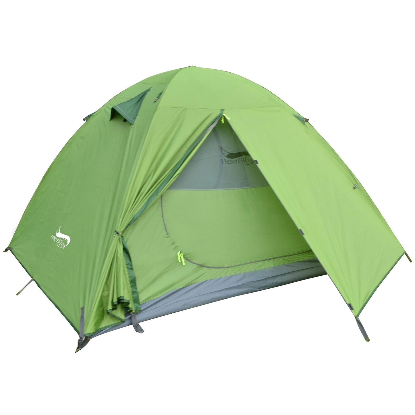 Desert Fox 1-Person Lightweight Hiking Tent for Camping, Biking, and Climbing