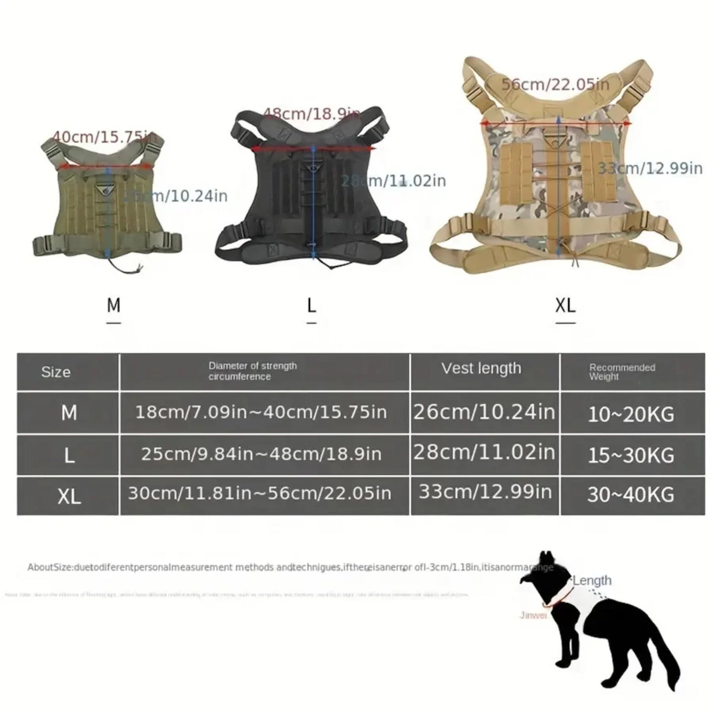 Military Adjustable Dog Harness Leash and Collar Set