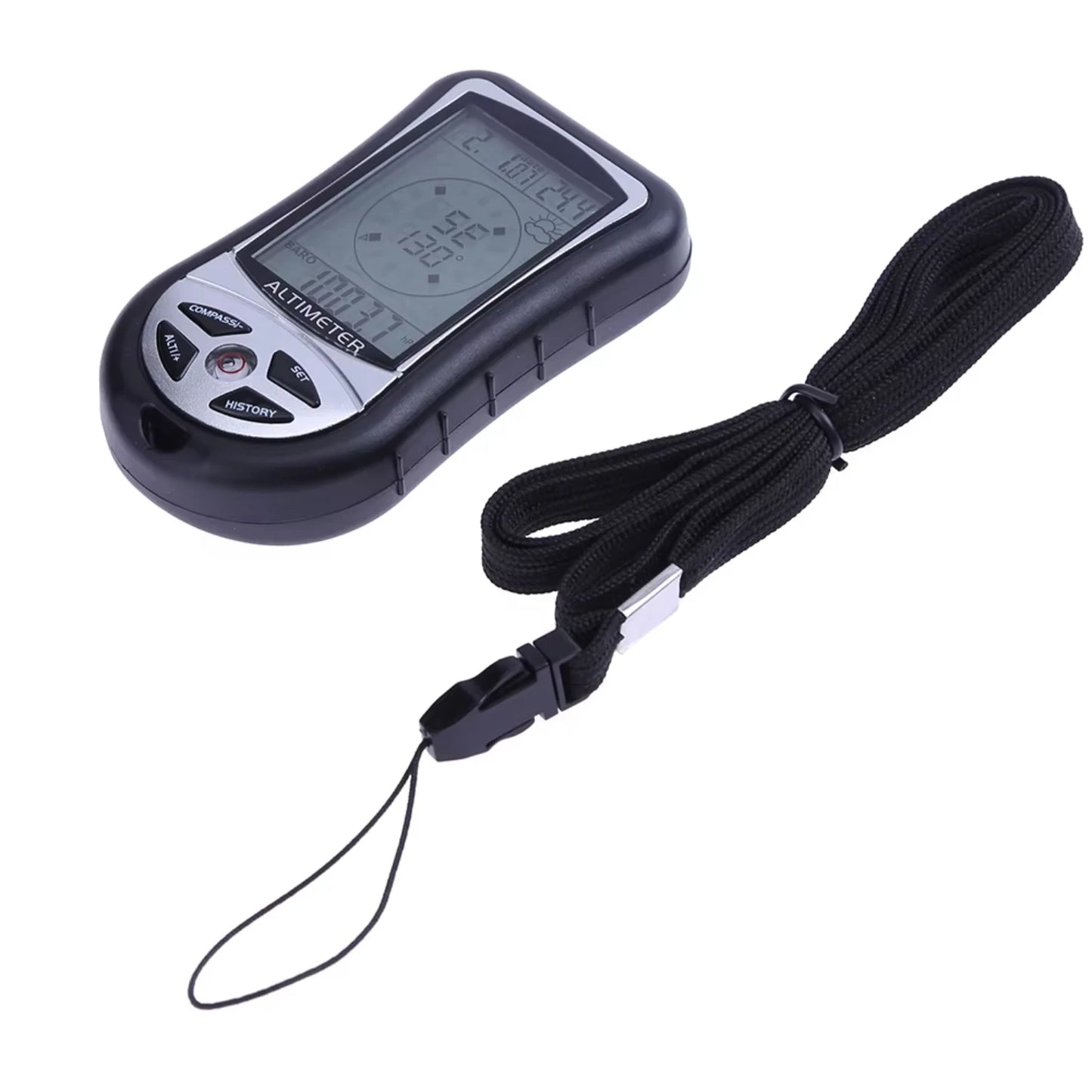 8-in-1 Handheld Navigation Compass with Altimeter & Barometer