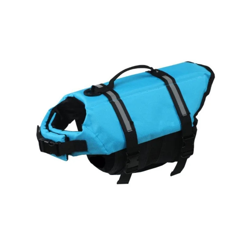 Reflective & Adjustable Life Jacket for Dogs with Rescue Handle for Swimming