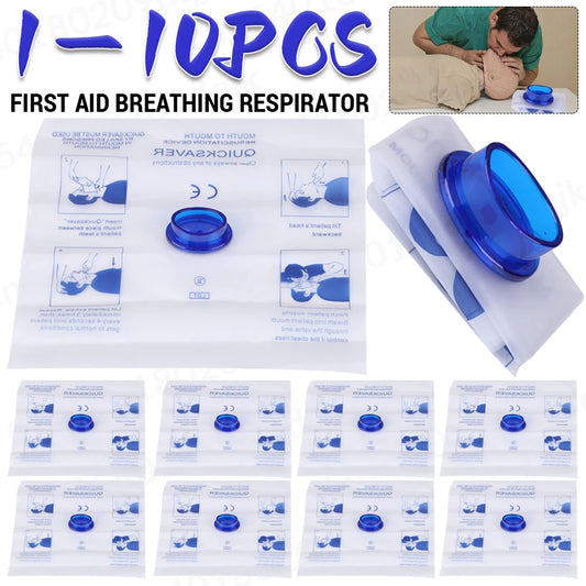 Disposable CPR Breathing Mask with One-Way Valve