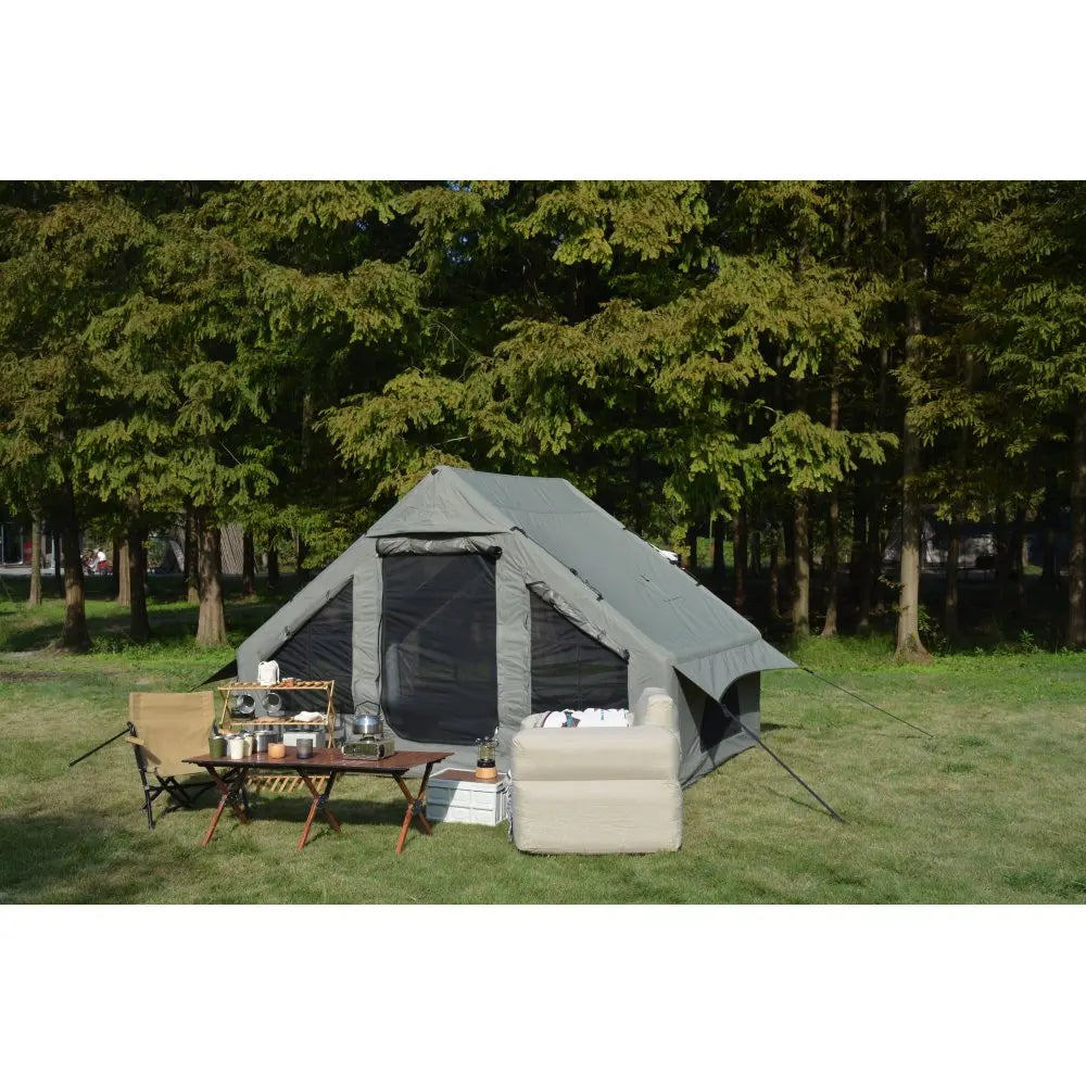 Inflatable 4 Season Camping Tent with Stove Jack