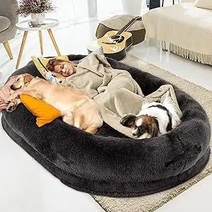 Comfortable Orthopedic Human/Dog Bed Soft & Cozy 67x38 Inch