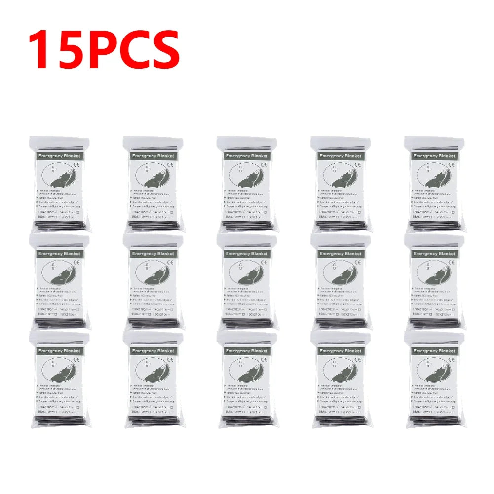 15/1PCS Waterproof Thermal Emergency Blanket 130x210cm