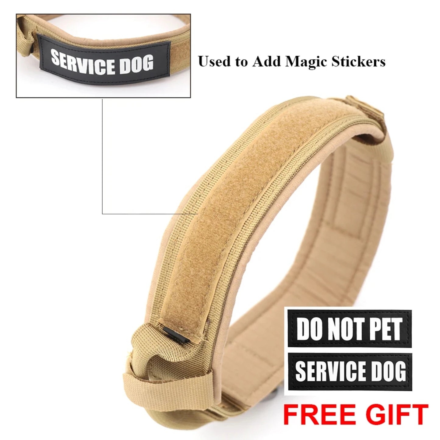 Adjustable Military Dog Training Collar and Leash Set