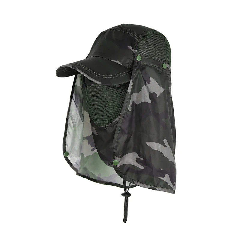 UV Protection Quick-Drying Sun Hat with Removable Flap