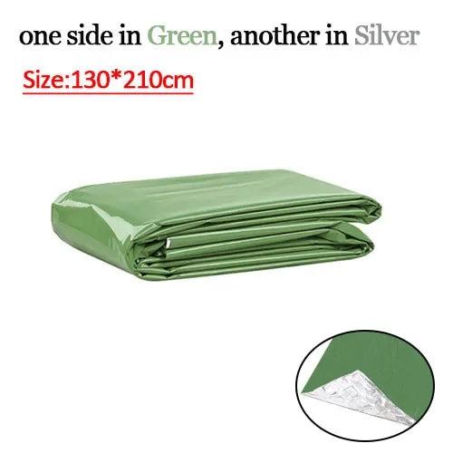 Folding Emergency Thermal Blanket for Outdoor Survival & First Aid