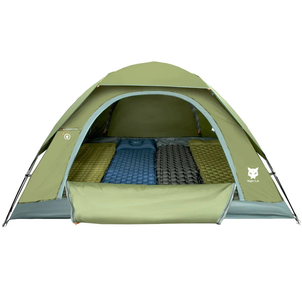 Waterproof Double-Layer Camping Tent for 3-4 People