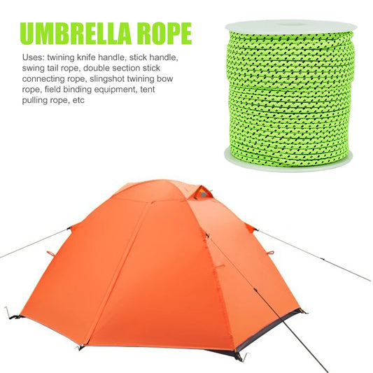 20m Reflective Nylon Paracord 4mm for Camping