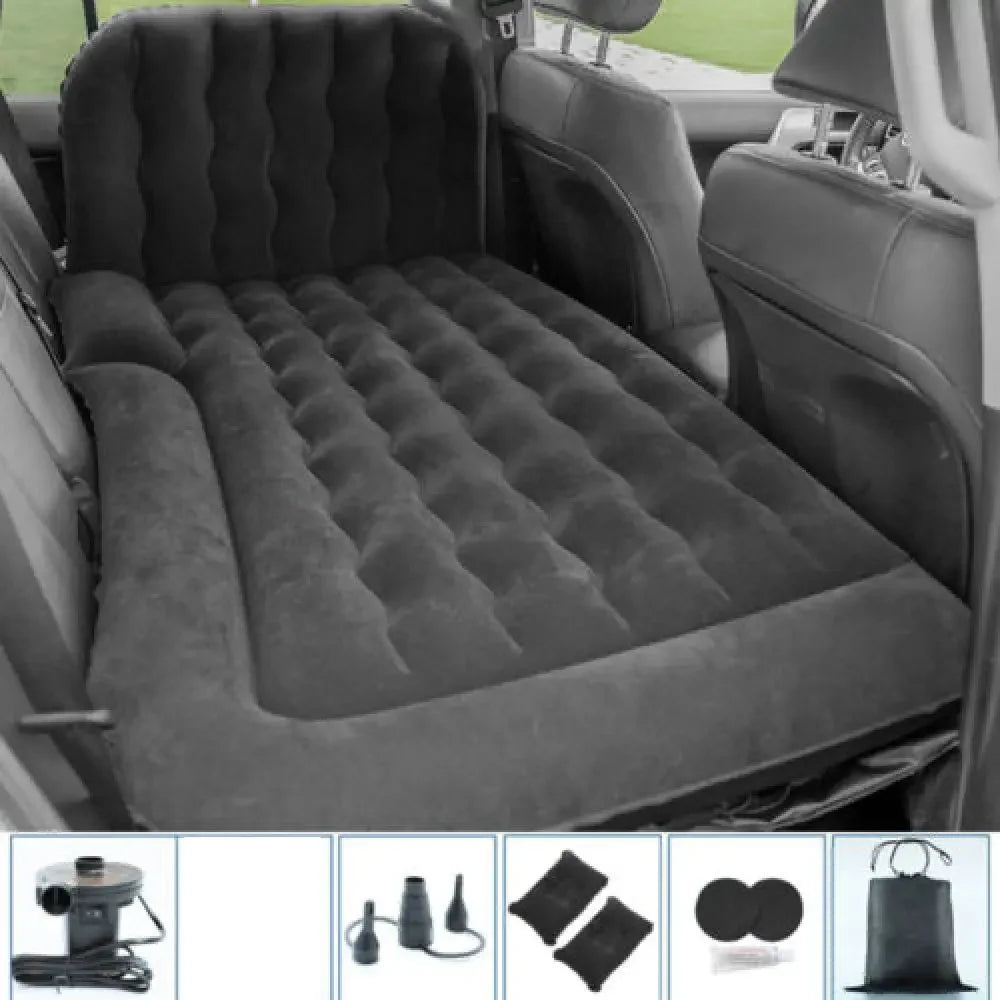 Portable Inflatable SUV Car Air Mattress with Pillows for Camping
