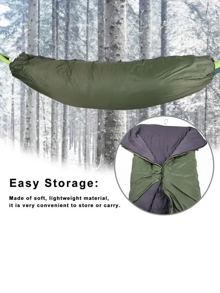 Outdoor Thermal Sleeping Bag Hammock Insulation Cover 200x75CM