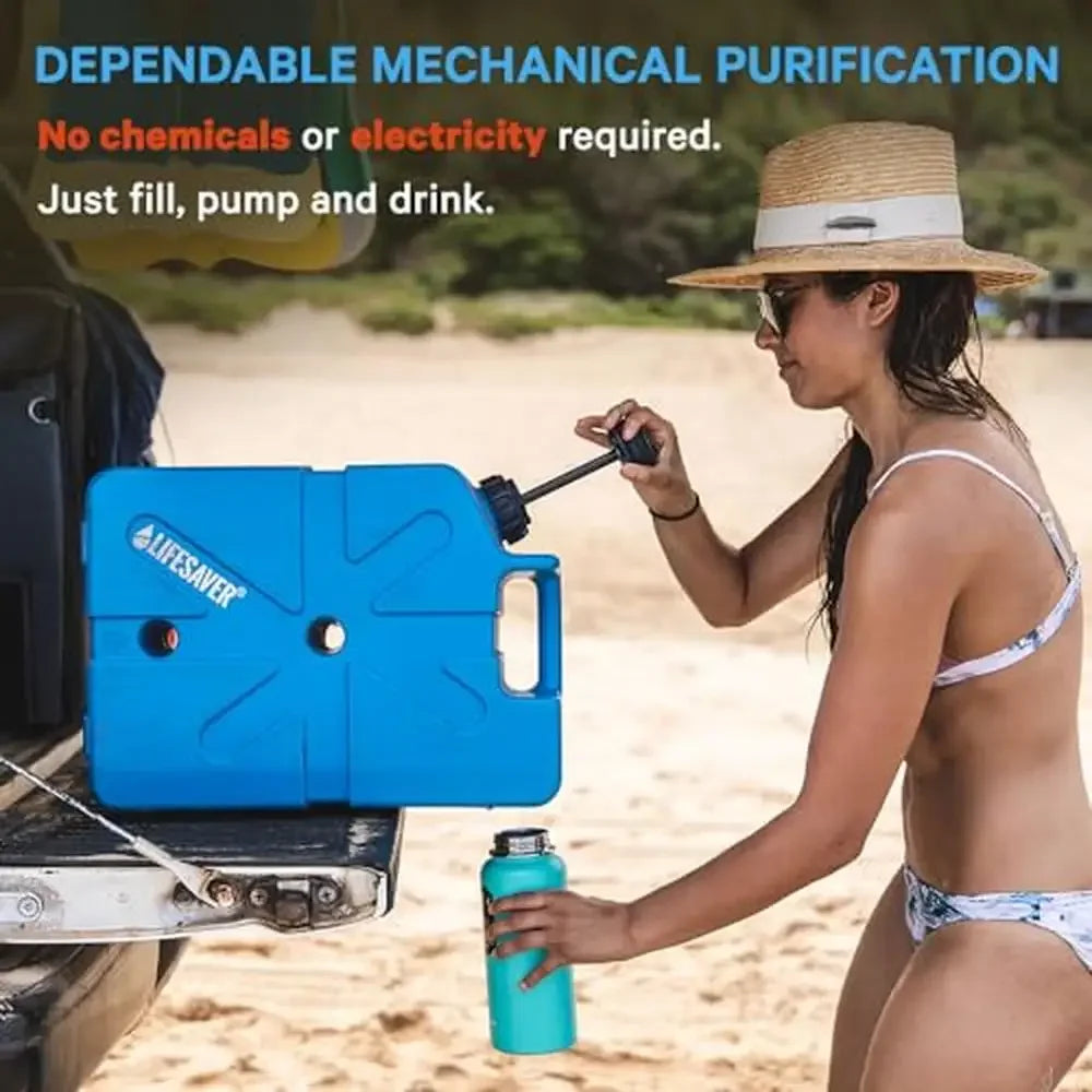 Heavy-Duty Military-Grade Water Purifier Pump for Camping & Survival