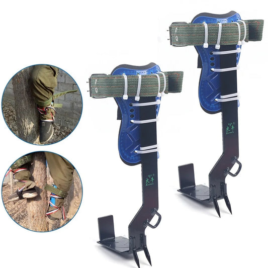 Tree Climbing Spikes with Safety Belt 200lb Capacity