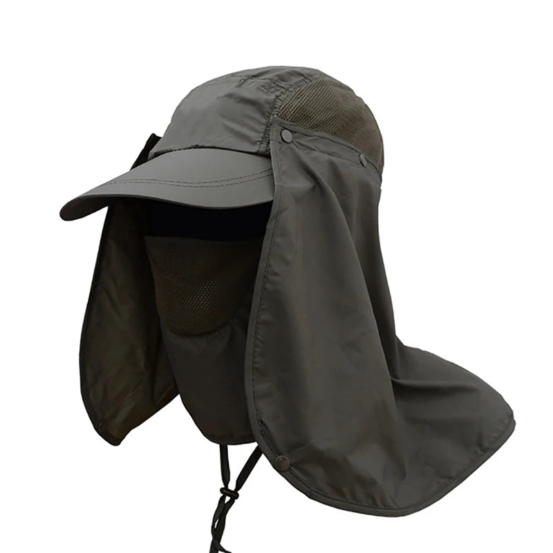 UV Protection Quick-Drying Sun Hat with Removable Flap