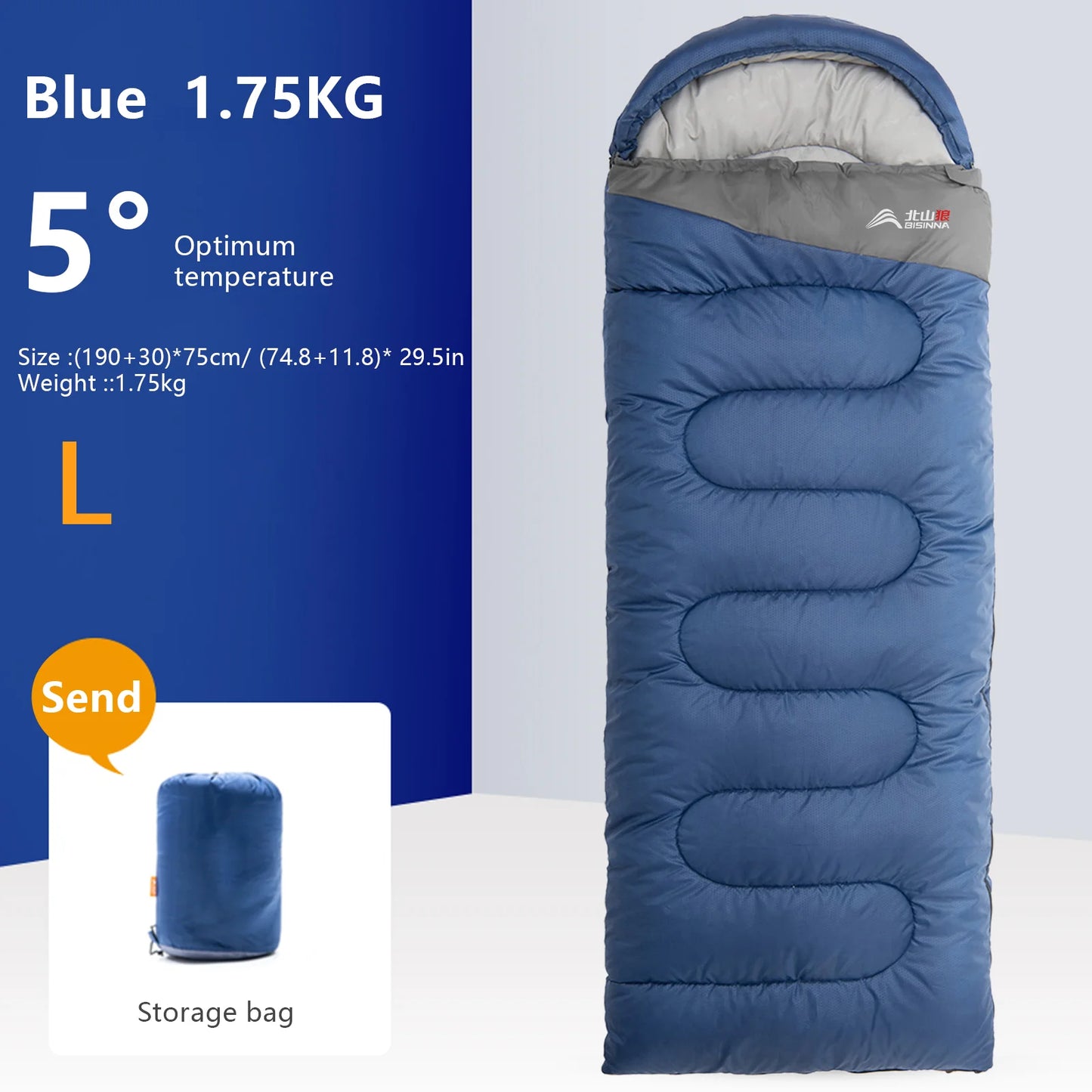 Ultralight Waterproof Camping Sleeping Bag for Hiking & Backpacking