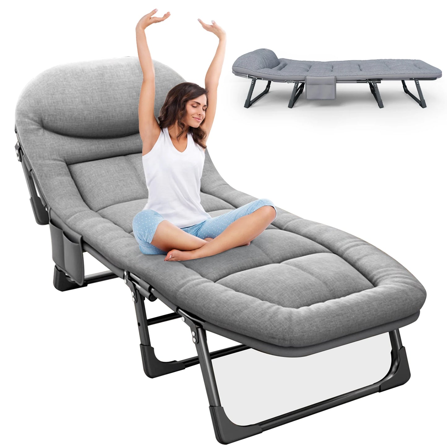 Adult's Portable Folding Cot or Lounge Chair