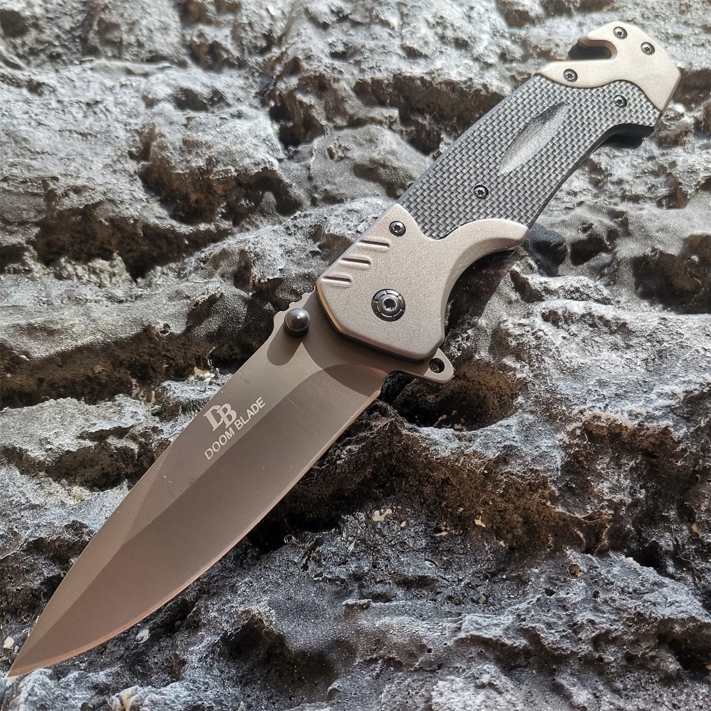 High Quality G10 Folding Knife Stainless Steel EDC Tool
