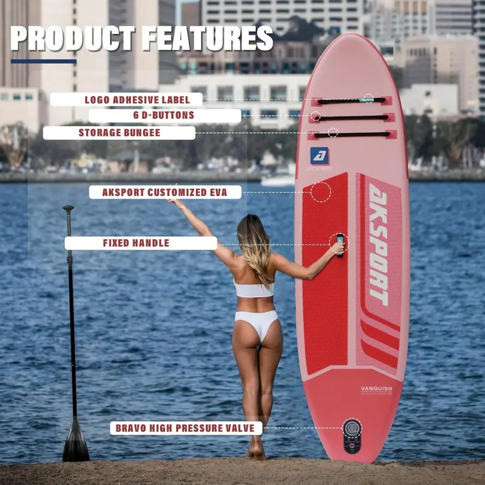 Inflatable Stand Up Paddle Board with Accessories for Youth and Adults