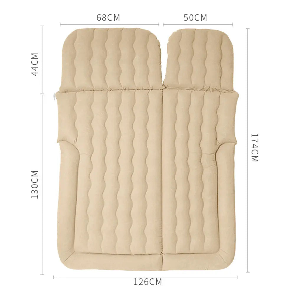 Portable Inflatable SUV Car Air Mattress with Pillows for Camping