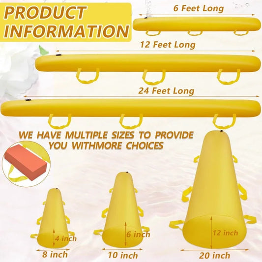 Reusable PVC Flood Barrier Sandbag Alternative for Home Flood Prevention