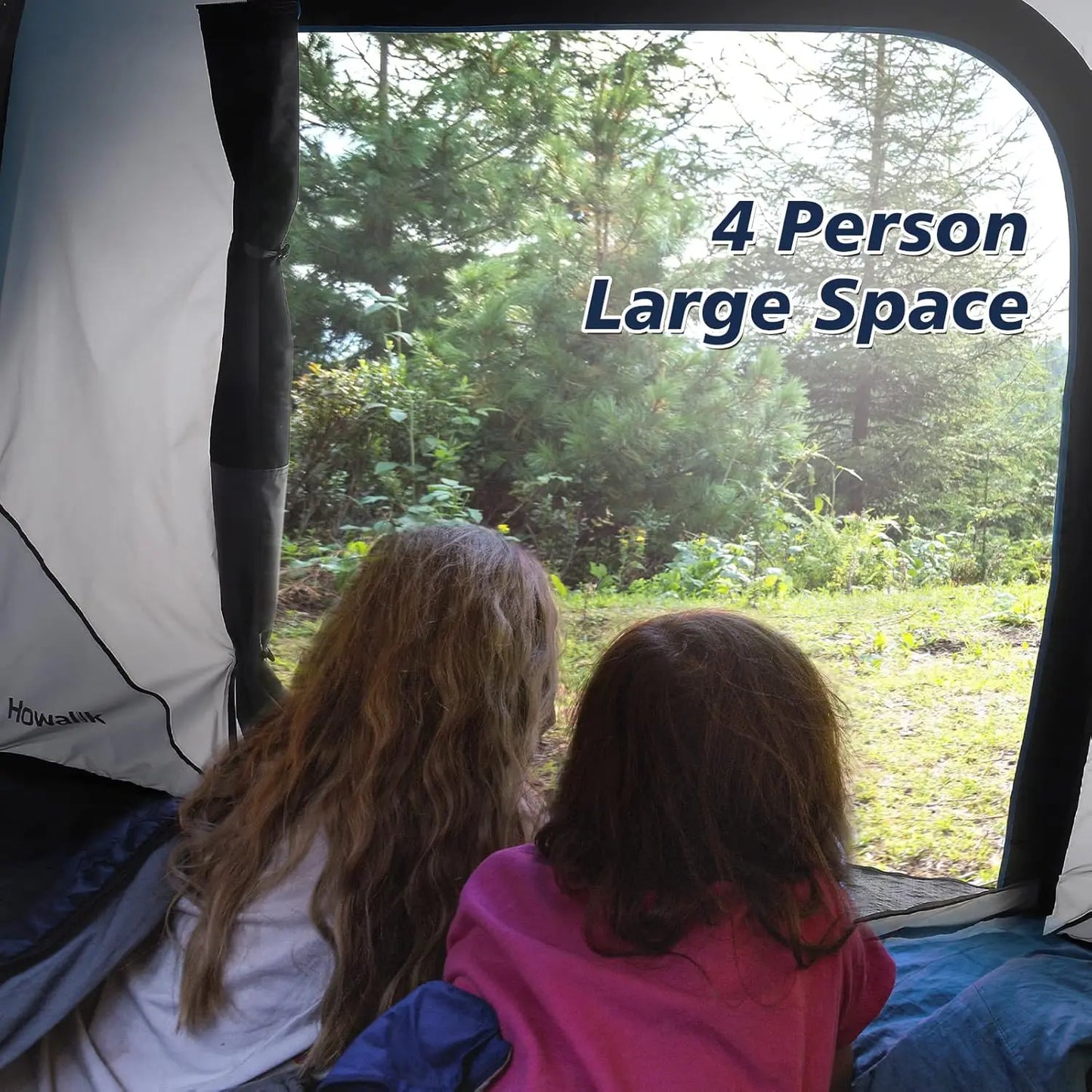 Easy Set-Up Camping Tent for 4-6 People